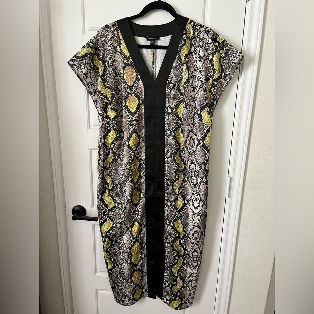 Universal Standard - Caftan Dress - Small 14/16 - Snakeskin Print